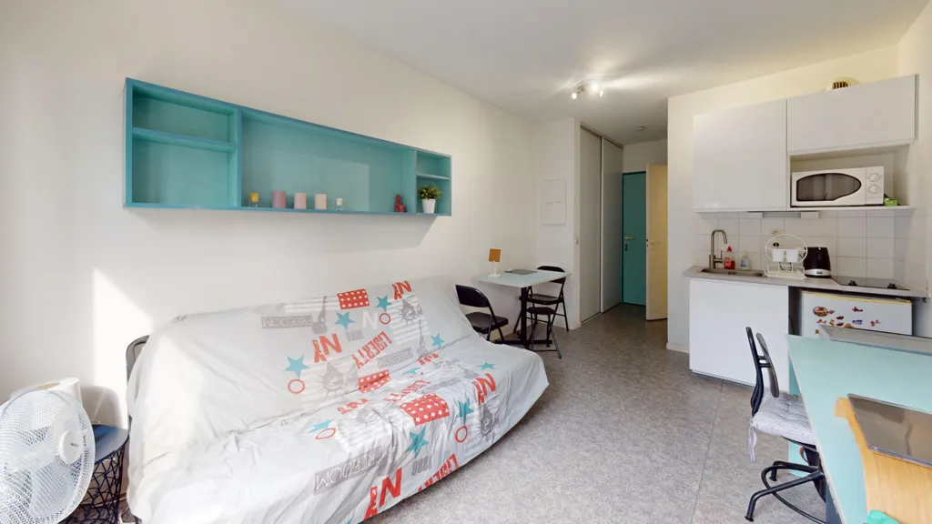 Cuisine - Studio Meublé dans Résidence Étudiante à Montpellier