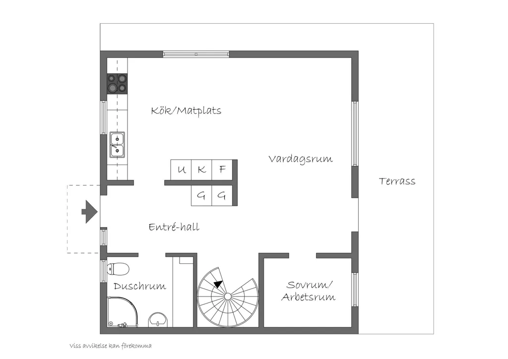 Plaan - Duplex with Garden in Näsbypark