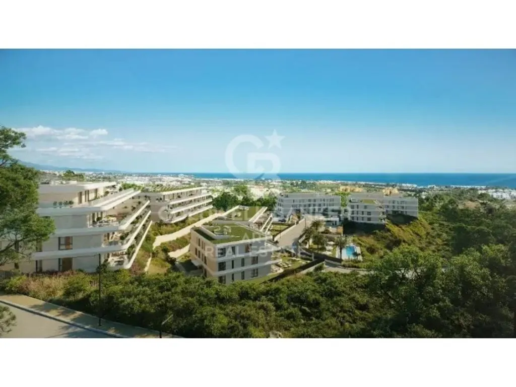 Vue aérienne - 3-Bedroom Flat with Pool in Estepona