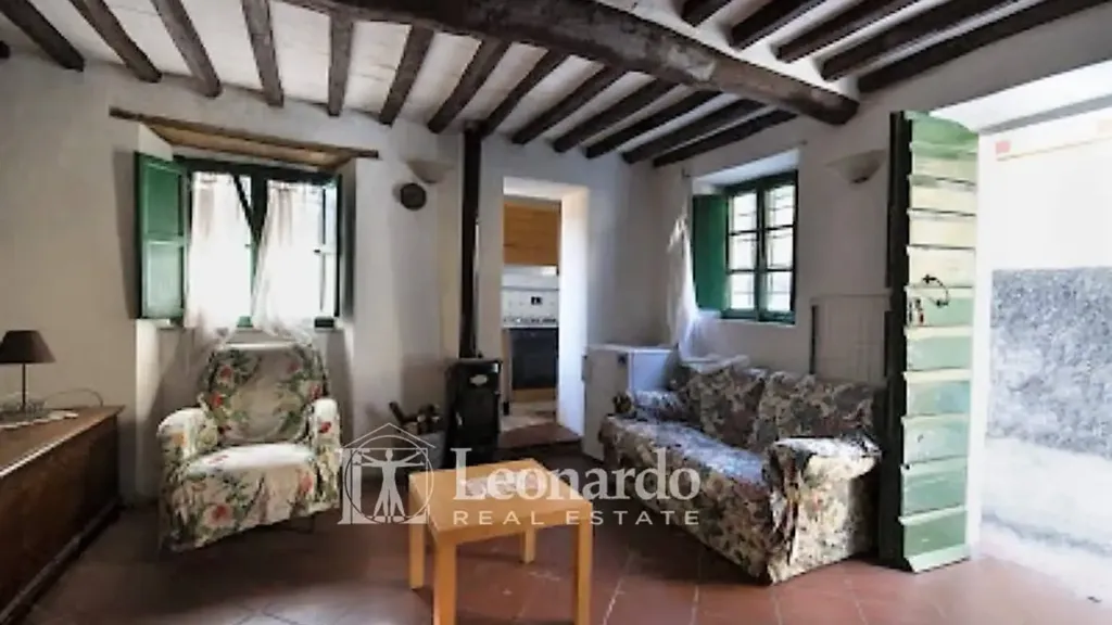 Living Room - Rustic Terraced House with Sea View in Massarosa