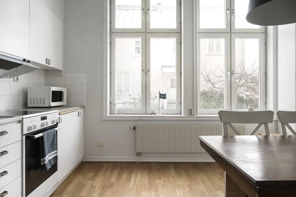 Köök - Charming Apartment with Loft in Dunkehalla