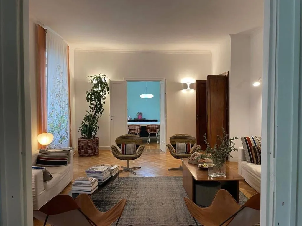 Soggiorno - Luxury Apartment with Elevator in Parioli, Rome