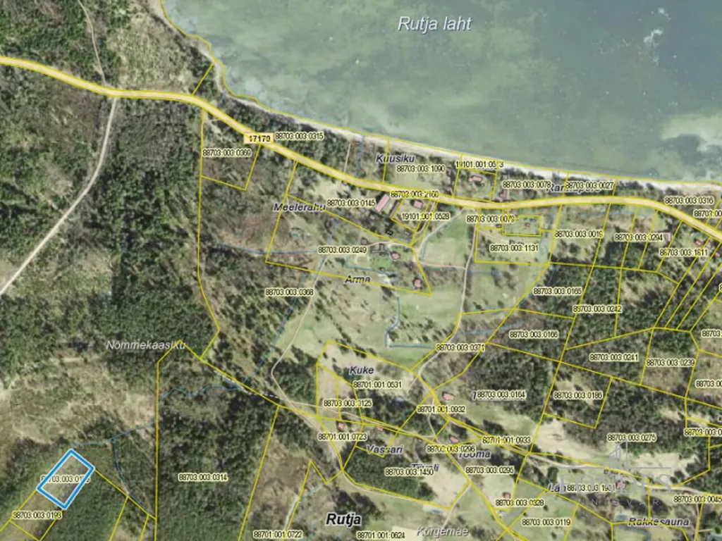 Four Plots with Sea View in Rutja