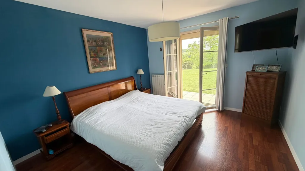 Chambres - Maison contemporaine avec piscine au Sud-Ouest de Bergerac
