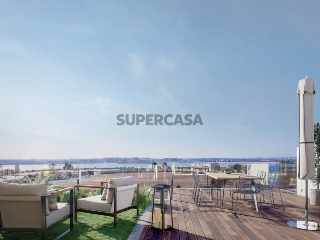 Terrass - Modern Apartment with River View in Barreiro