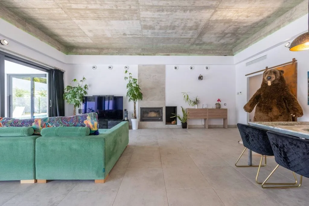Living Room - Detached House with Pool in Guadacorte, Andalusia