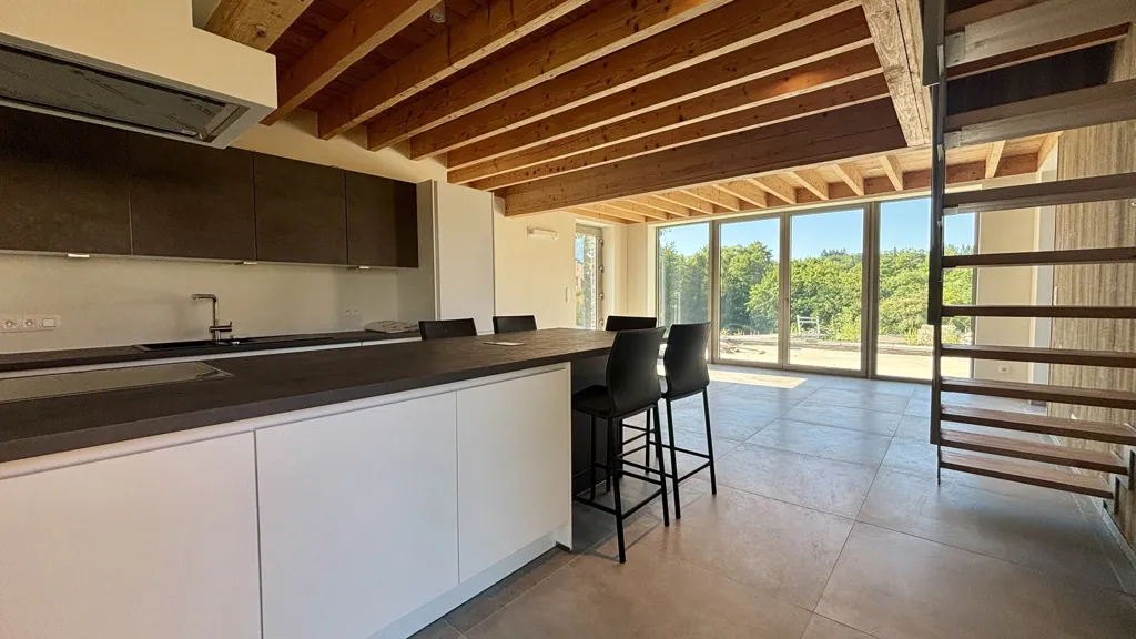 Cucina - New House with Solar Panels in Ciergnon