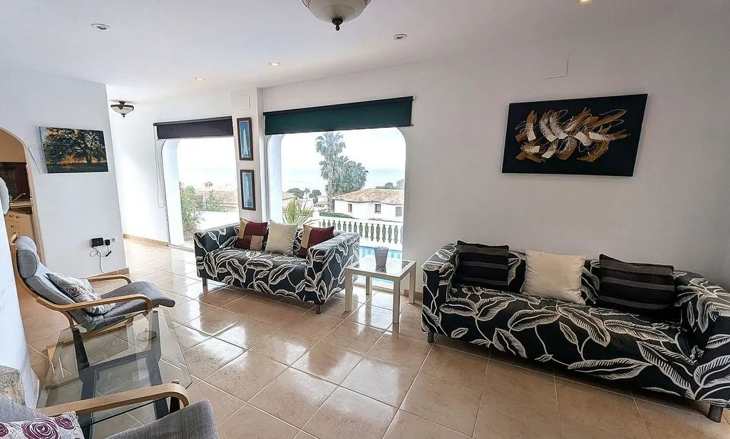 Séjour - Chalet with Sea View and Pool in Jávea