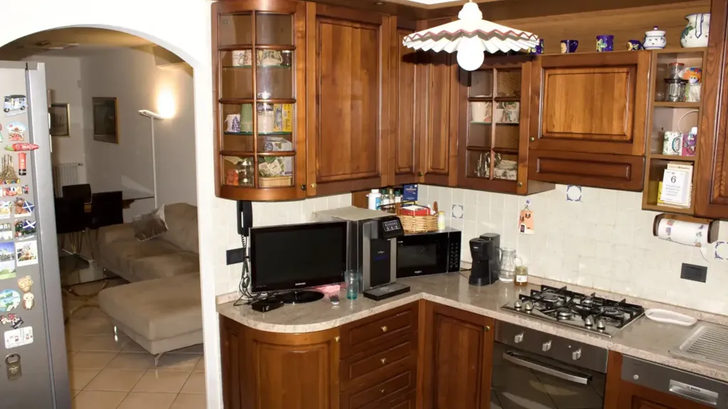 Köök - Spacious Apartment with Terrace in Sant'Egidio, Cesena