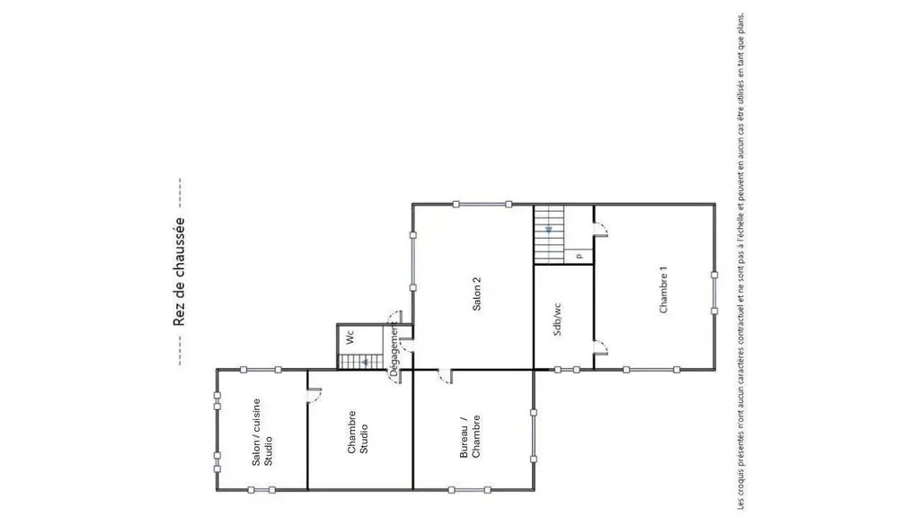 Floor Plan - Provençal House with Pool in Grasse