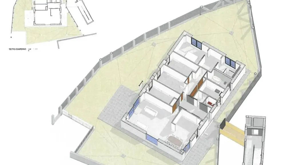 Planimetria - Architectural Villa with Garden in Pordenone
