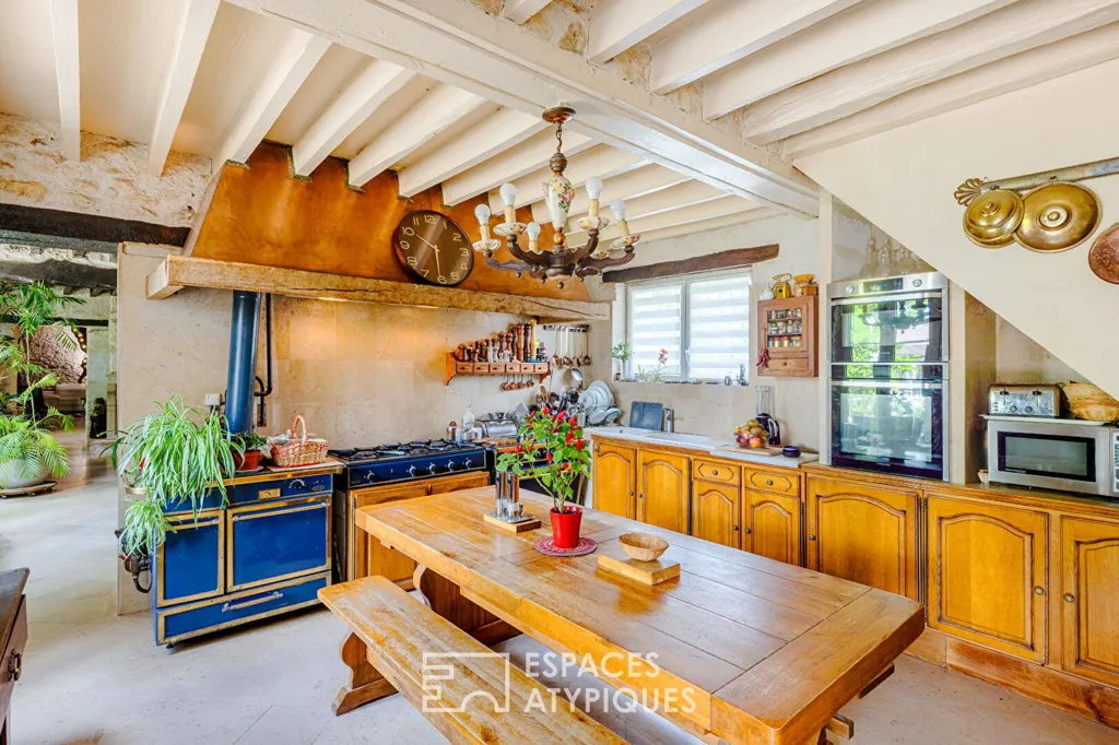 Kitchen - Luxury Property with Pool near Normandy