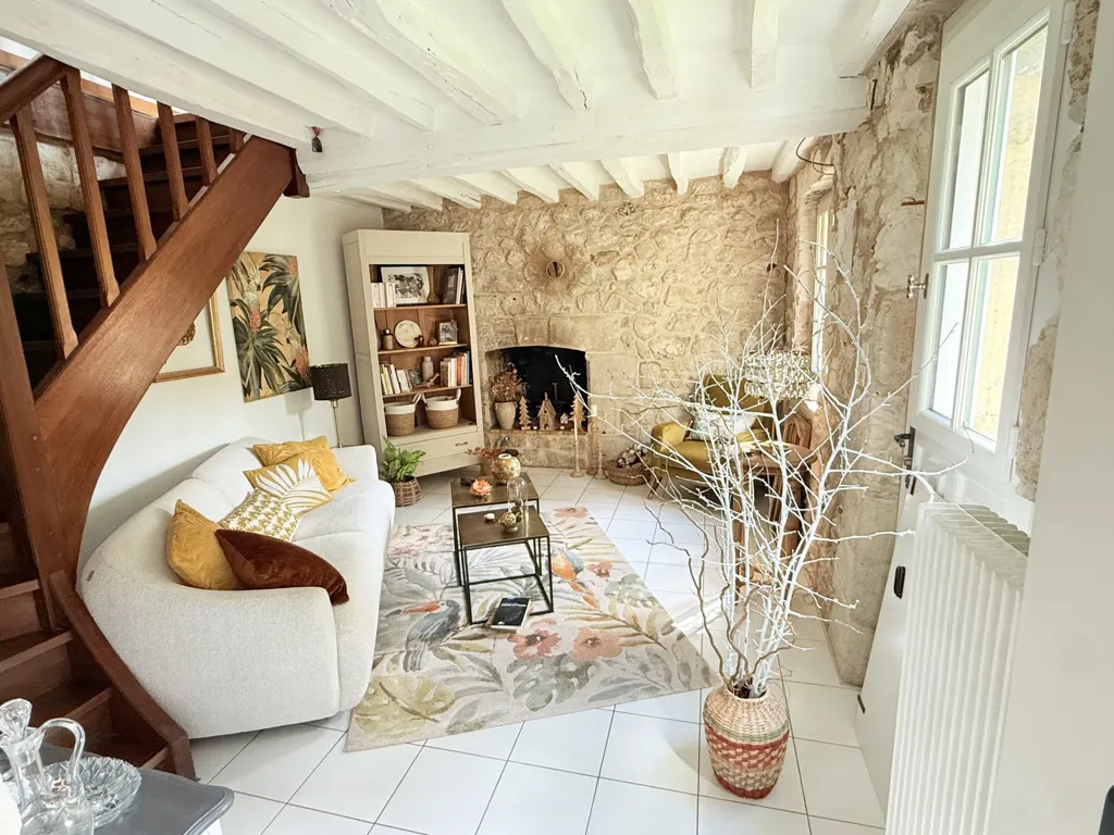Séjour - Maison Ancienne avec Jardin dans le Centre de Rouen