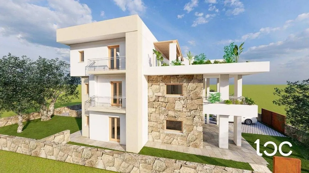 Luxury Penthouse with Sea View in Budoni