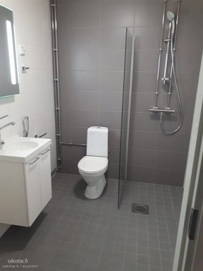 Bathrooms - Garden Apartment with Private Entrance in Vantaa