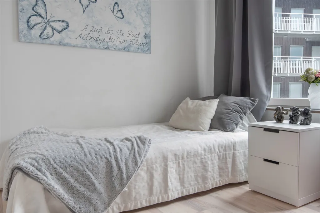 Schlafzimmer - Newly Built Apartment with Balcony in Vegastaden