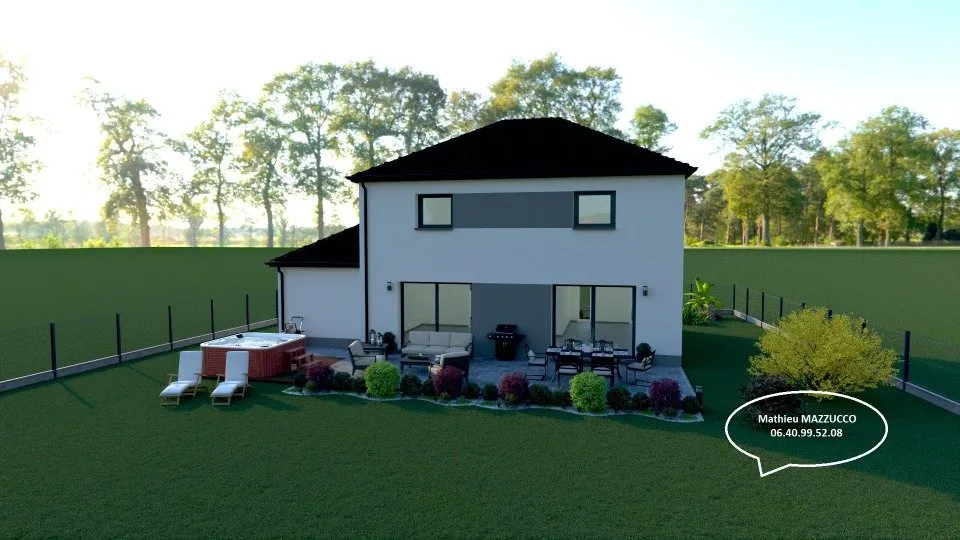 Maison 6 Pièces Neuve avec Jardin à Bertry