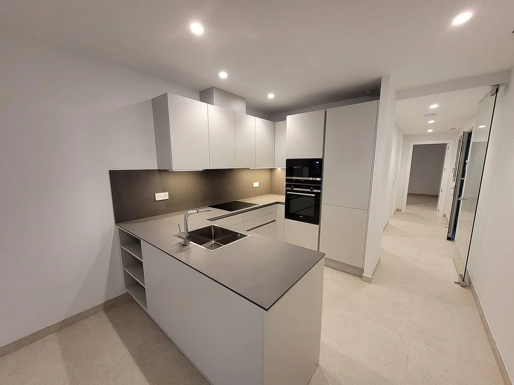 Cuisine - Ground Floor Flat with South Terrace in Platja Gran
