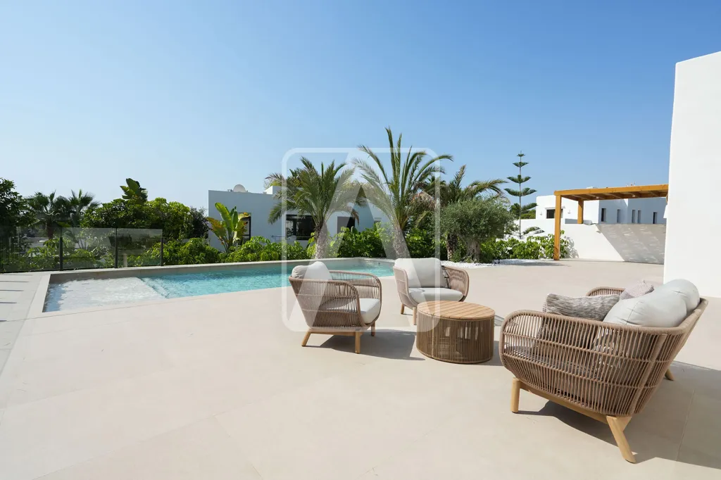 Piscine - Ibiza-Style Villa with Sea View in Moraira