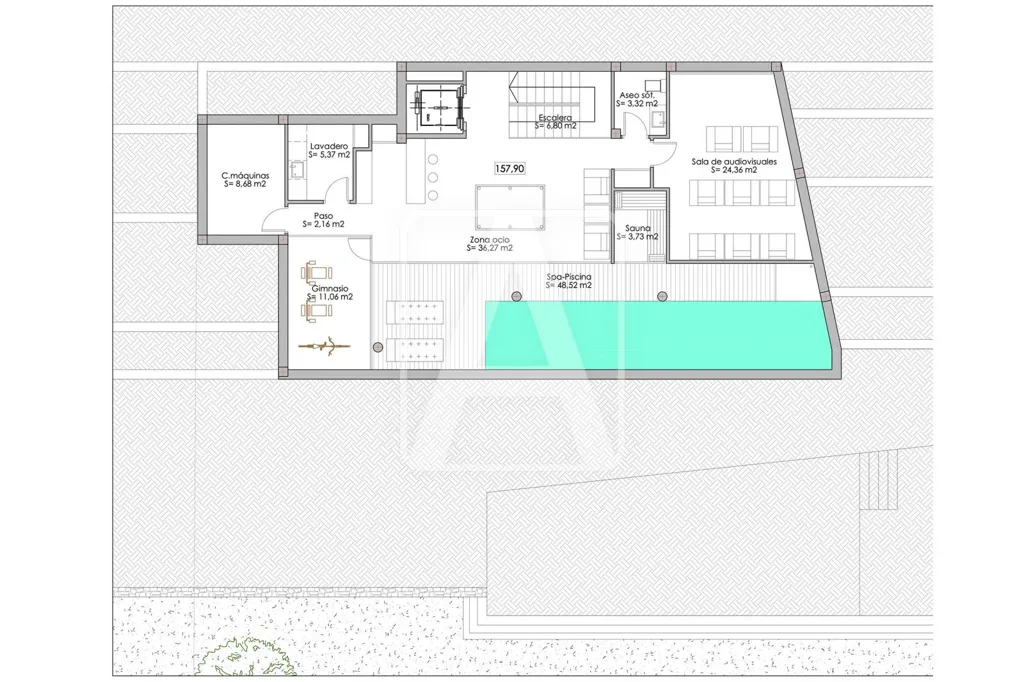 Planimetria - Luxury Villa with Sea Views in Benissa Costa