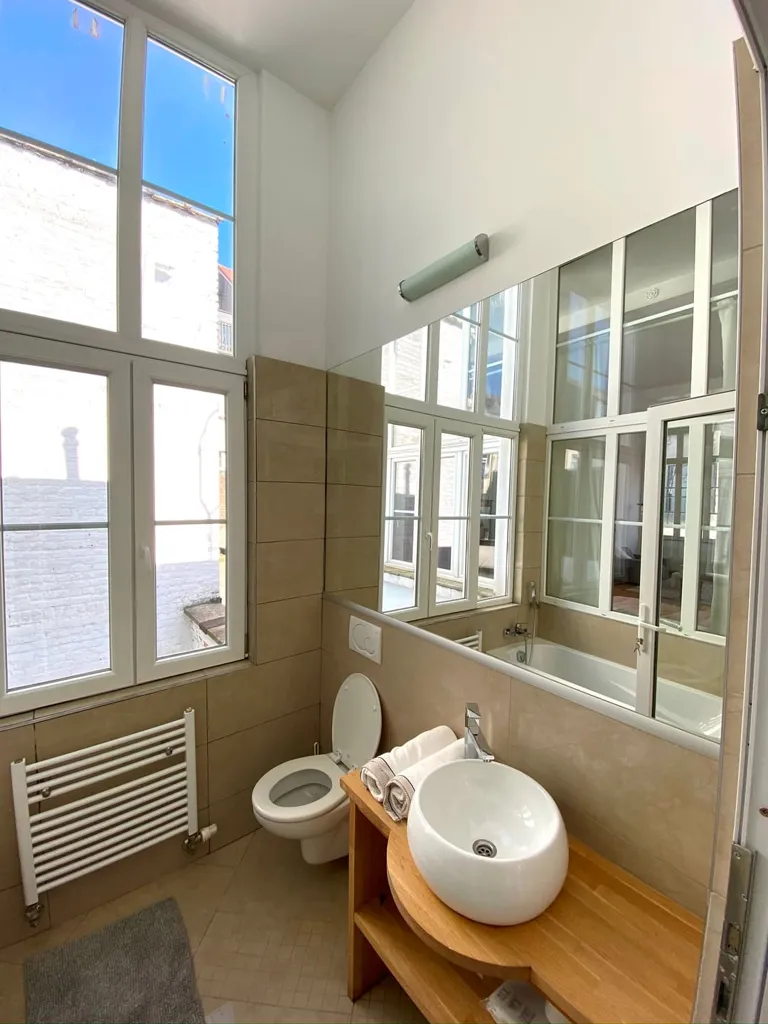 Vannitoad - 1BR Loft with Large Windows in Saint-Gilles