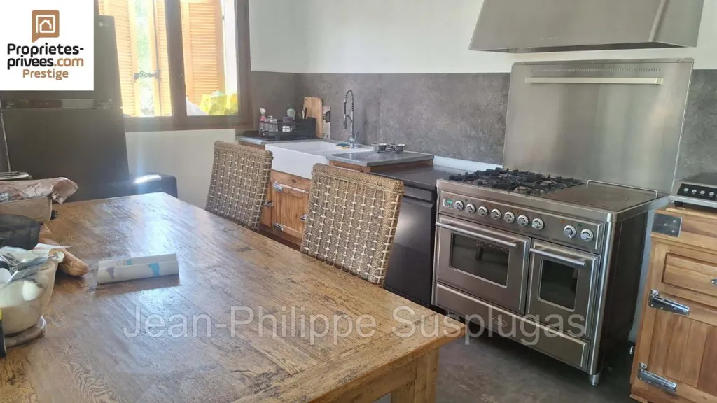 Köök - Luxury Villa with Pool in Ceyreste
