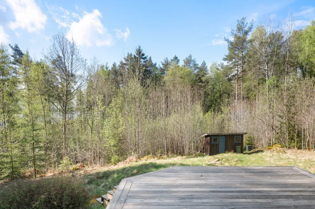 Terrass - Cottage with Lake View in Linesand