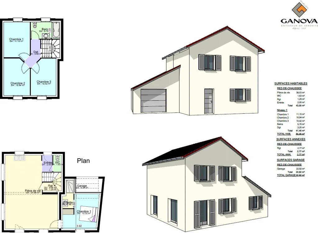 Maison Neuve avec Jardin à Crémieu Centre