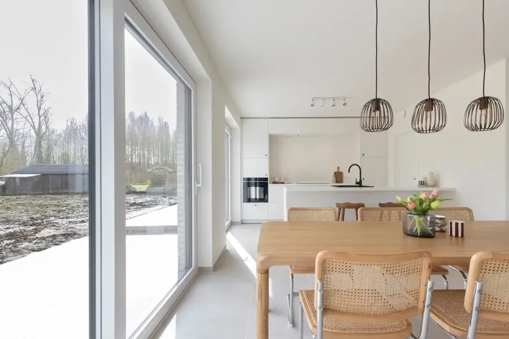 Dining Room - Energy-Efficient Semi-Open New Builds with Garage in Denderwindeke