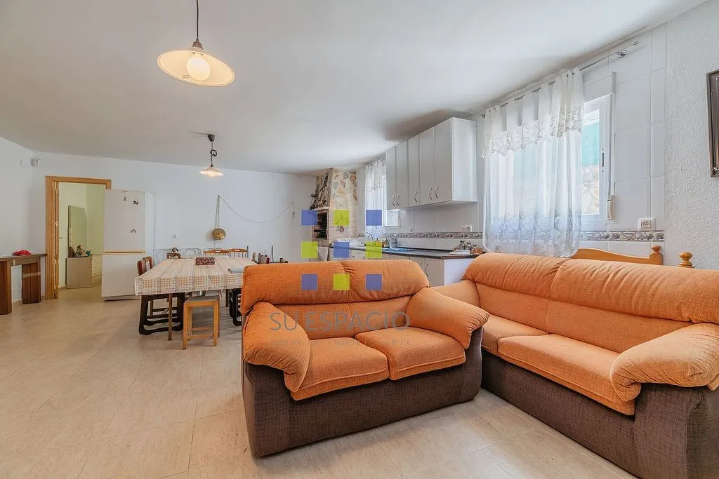 Living Room - Chalet with Pool in Méntrida