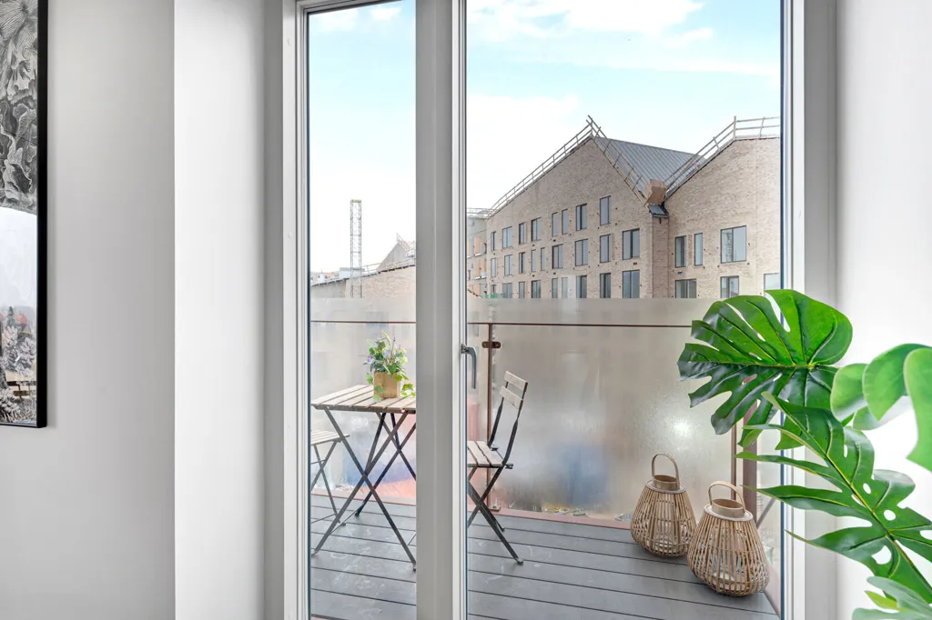 Balcony - 3-Bedroom Flat in Aarhus North