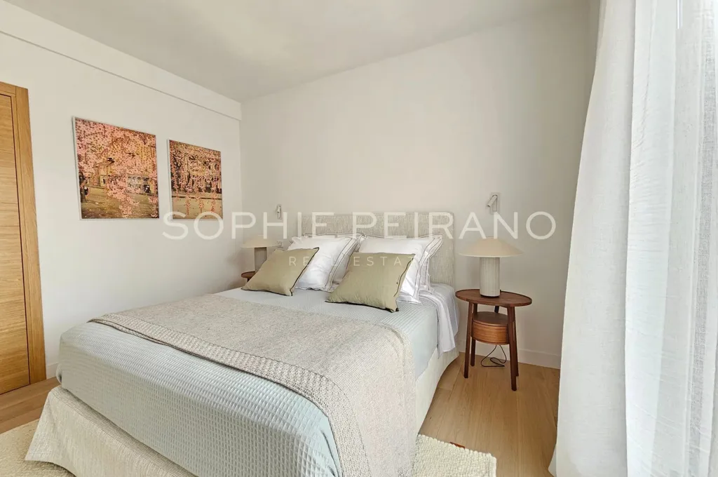 Bedrooms - Renovated Penthouse with Sea View in Cannes