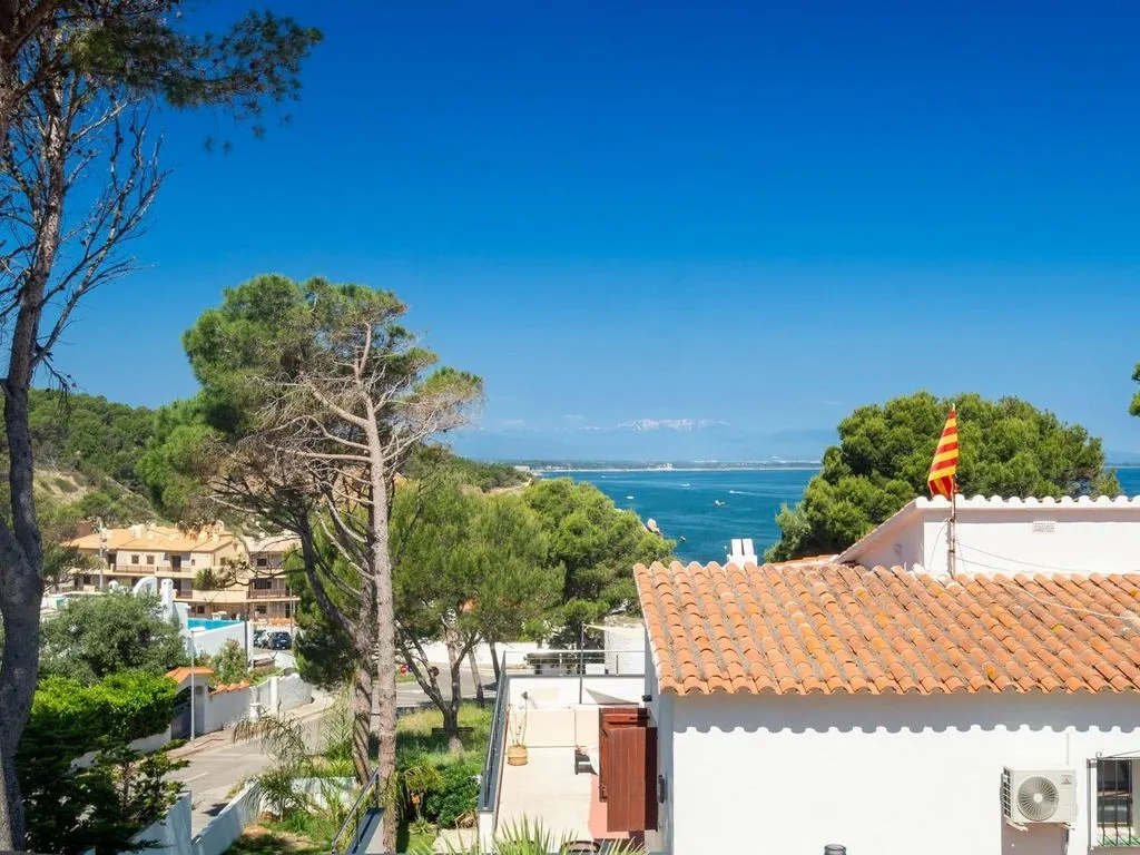 Terrace - Sea View House with Pool in Cala Mateua