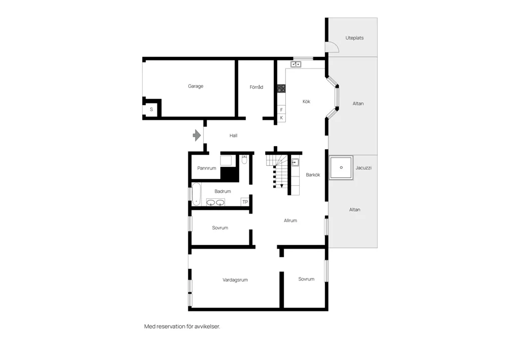 Plan - Villa with Pool in Stenhamra