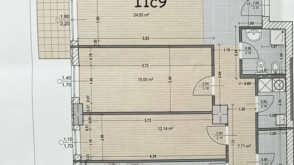 Plan - Newly Constructed Apartment with Garage in Cosenza