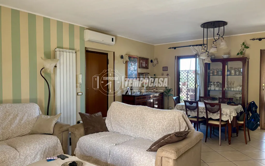 Séjour - Apartment with Balconies in Casaluce