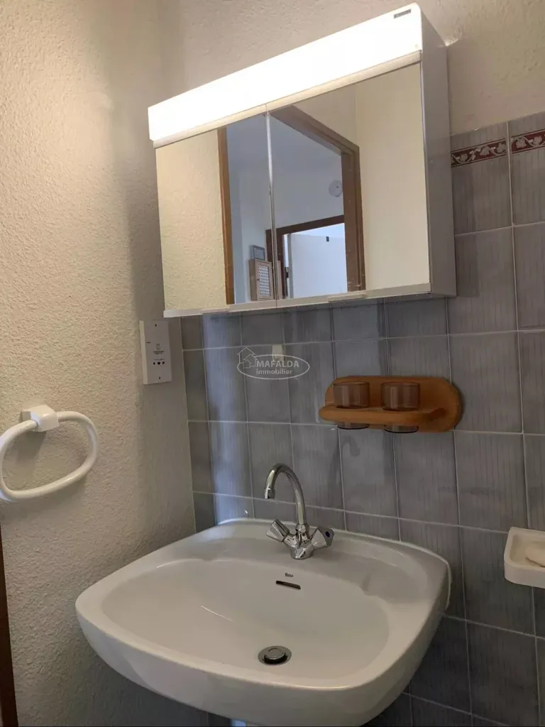 Bathrooms - Studio with Balcony in Mont-Saxonnex