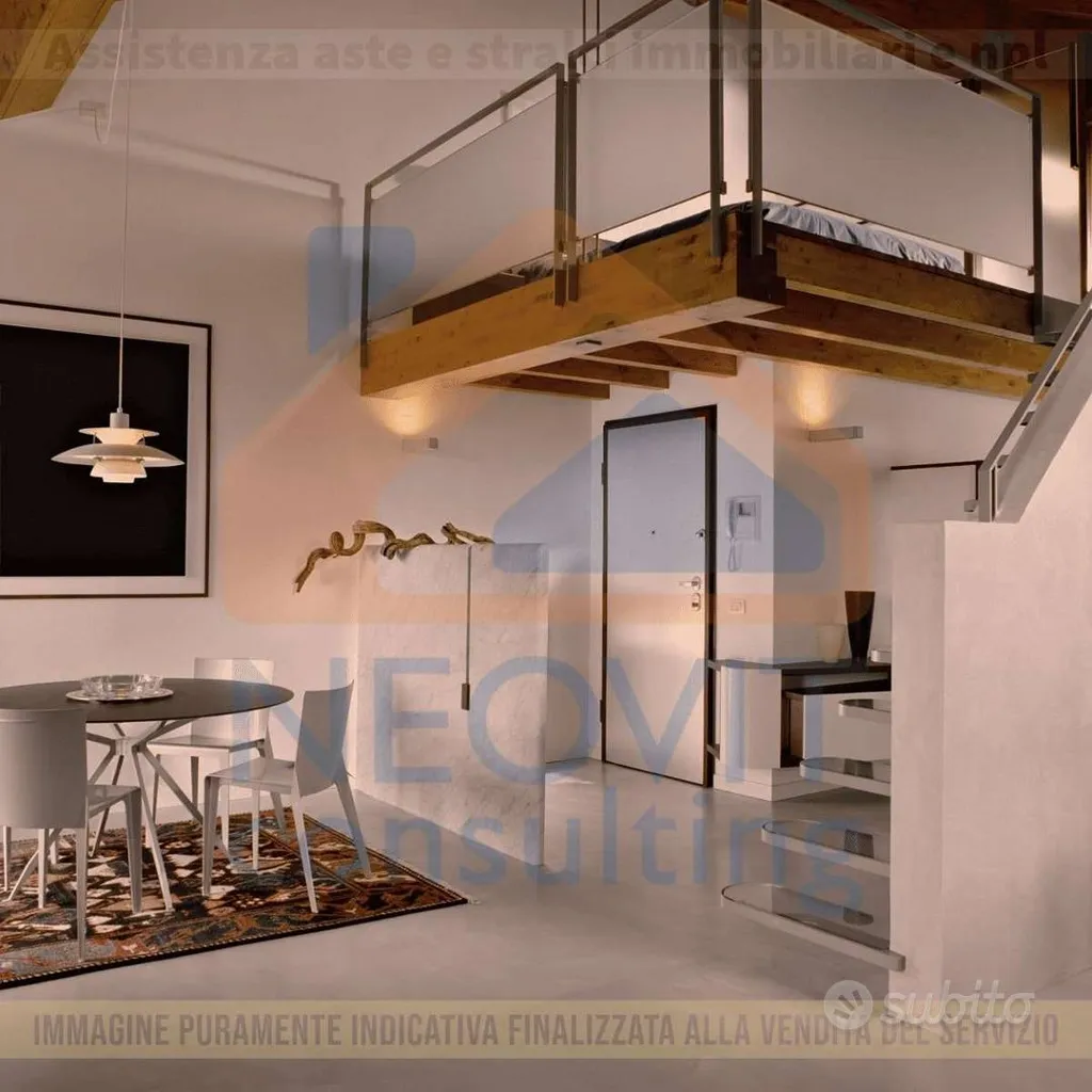 Séjour - Three-bedroom Apartment with Balcony in Bergamo