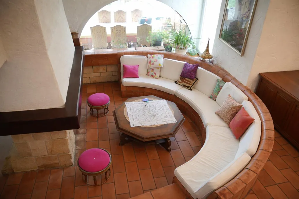Séjour - Maison de Charme avec Piscine à Saint-Martin-de-Londres