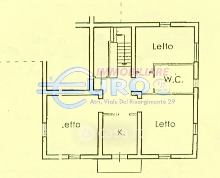 Plan - Historic Villa with Garden in Atri