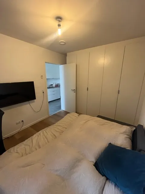 Chambres - 3-Bedroom Apartment with Balcony in Hedensted