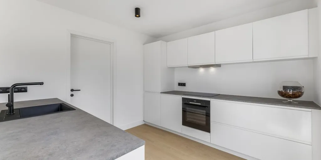 Köök - Modern Apartment with Terrace in Wijgmaal