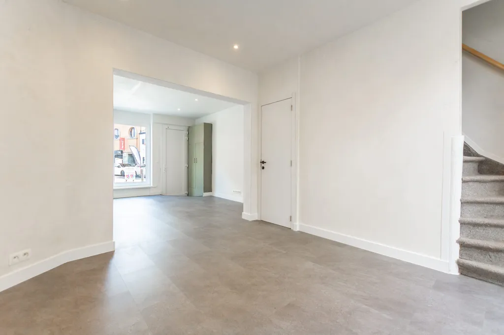 Séjour - Maison de ville rénovée avec terrasse à Lebbeke