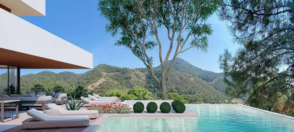 Piscine - Contemporary Villa with Private Pool in Benahavís