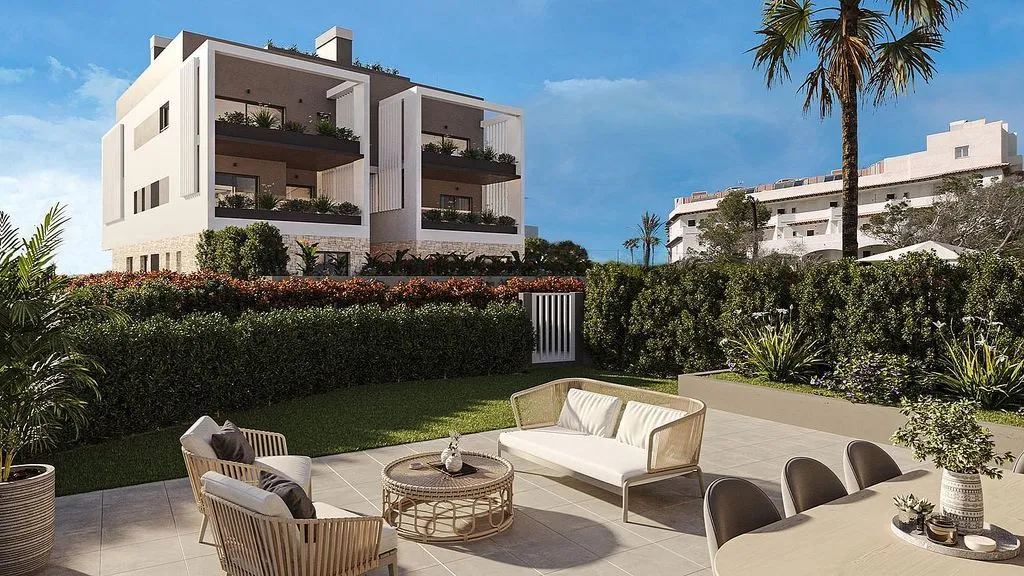 Terrasse - Apartment with Pool and Terrace in Salines