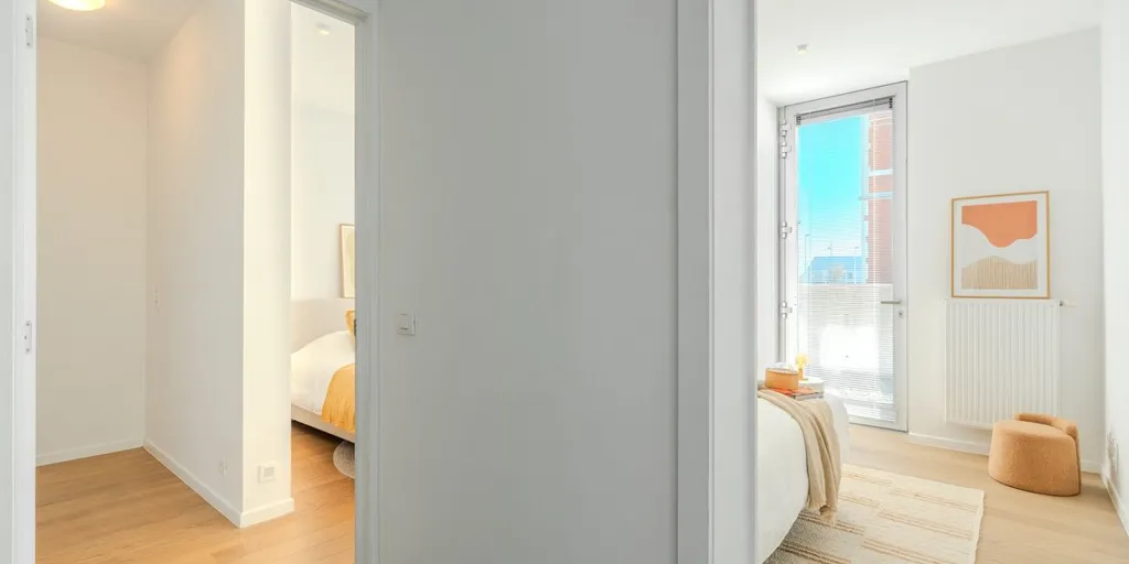 Magamistoad - 2-Bed Apartment with Garden in Ostende