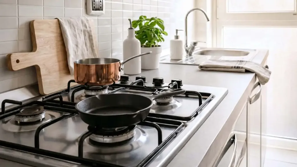 Cucina - One-Bedroom Apartment with Balcony in Milan
