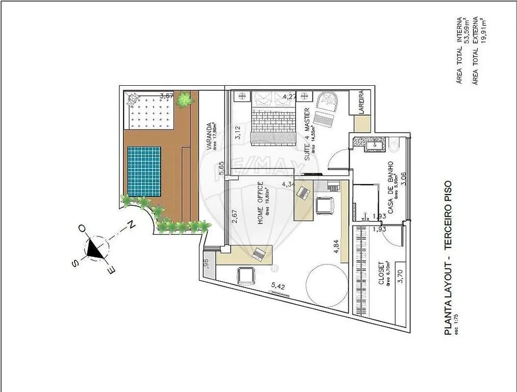 Floor Plan - Luxury Villa with Ocean View in Cascais