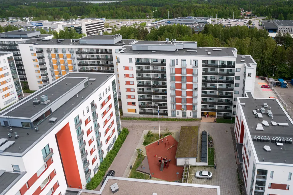 Vue aérienne - Modern Flat with Balcony in Kaivoksela, Vantaa
