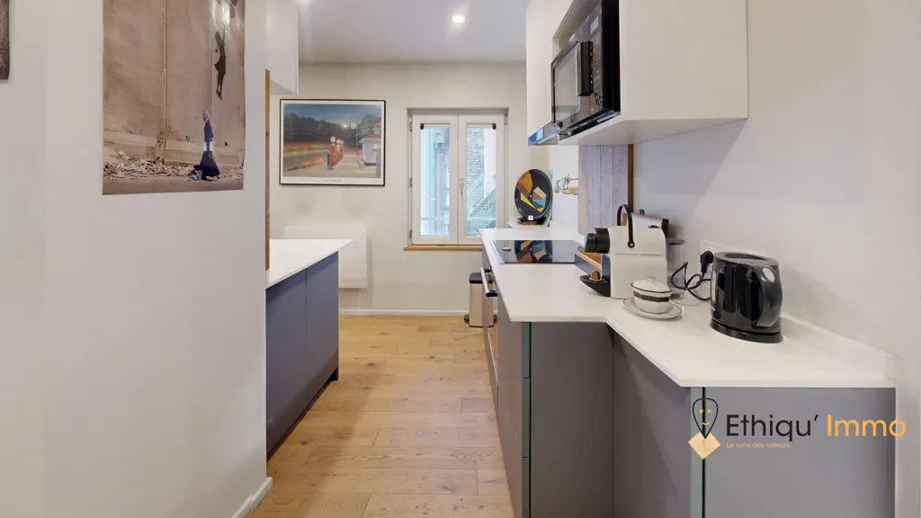 Cuisine - Appartement Lumineux avec 2 Chambres à Strasbourg